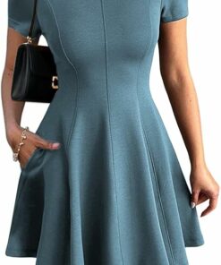 Elegant Blue Formal Dress WD41