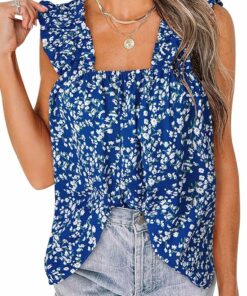 Straps Pleated Summer Top WD47